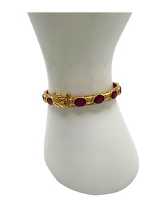 Ruby Gold Vermeil Bracelet