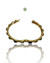 Multi-Color Gemstone Gold Vermeil Bracelet