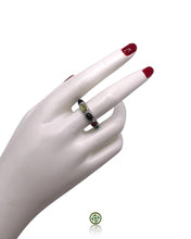Multi-Gemstone Eternity Ring – Sterling Silver