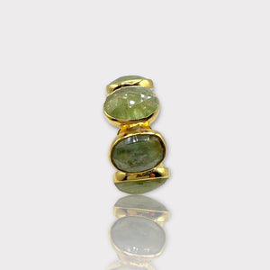 Green Tourmaline Eternity Ring