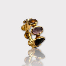 Watermelon Tourmaline Eternity Ring