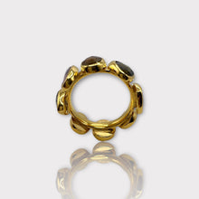 Watermelon Tourmaline Eternity Ring