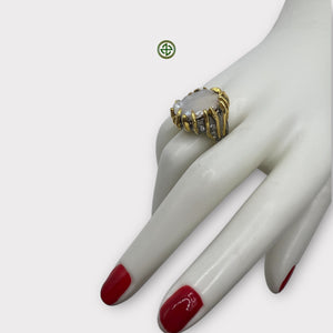 Large Baroque Pearl Ring