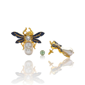 Gnat Baroque Pearl Earrings