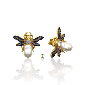 Gnat Baroque Pearl Earrings