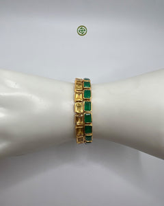 Emerald Cut Citrine Bracelet – Gold Vermeil on Sterling Silver