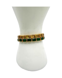 Emerald Cut Citrine Bracelet – Gold Vermeil on Sterling Silver