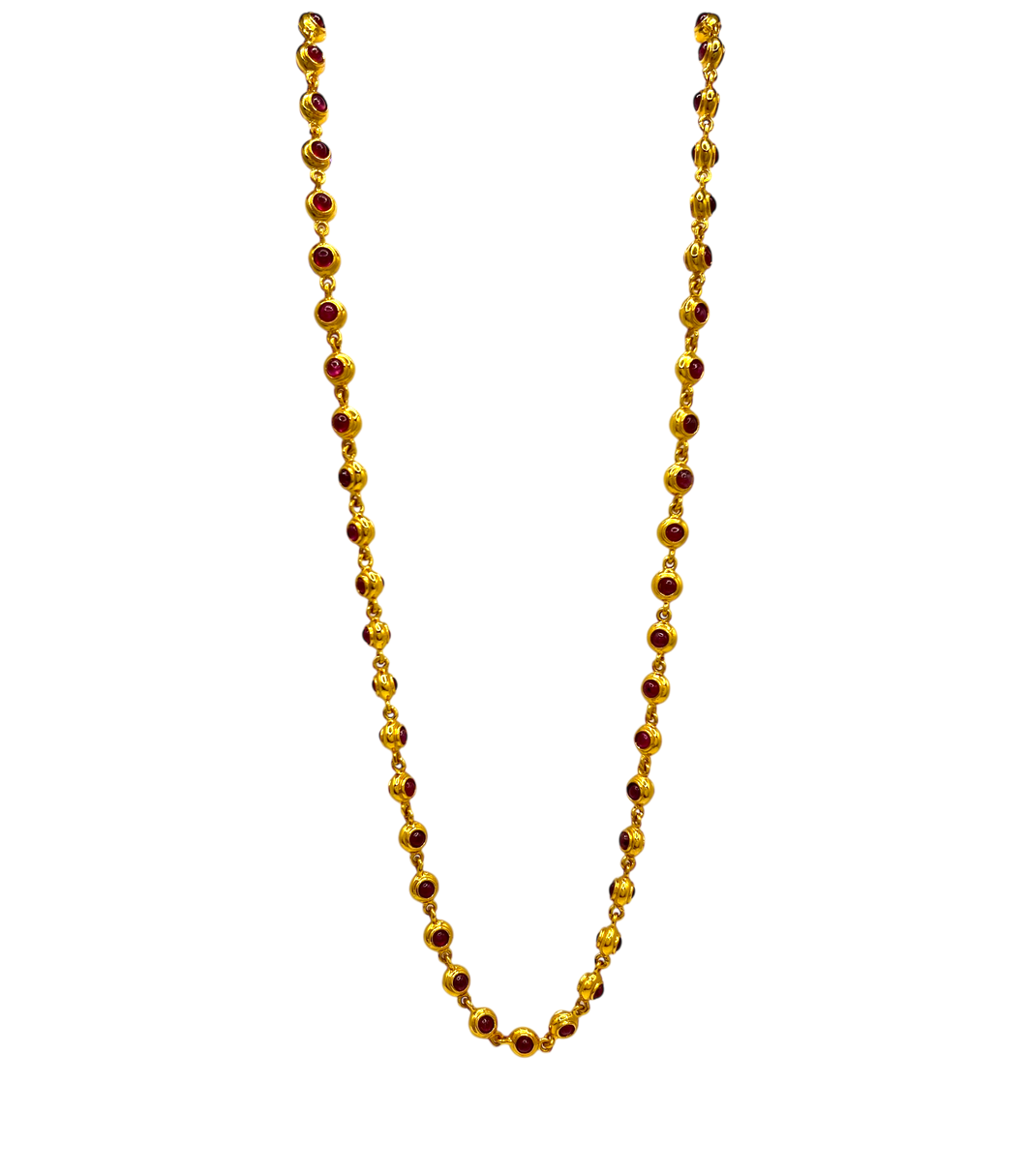 Ruby Dot Necklace – 18