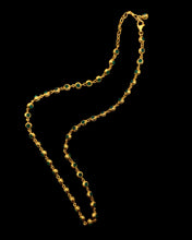Green Onyx Gold Vermeil Necklace - 18 Inch