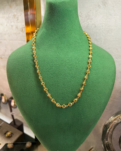 Peridot Gold Vermeil Necklace - 18 Inch