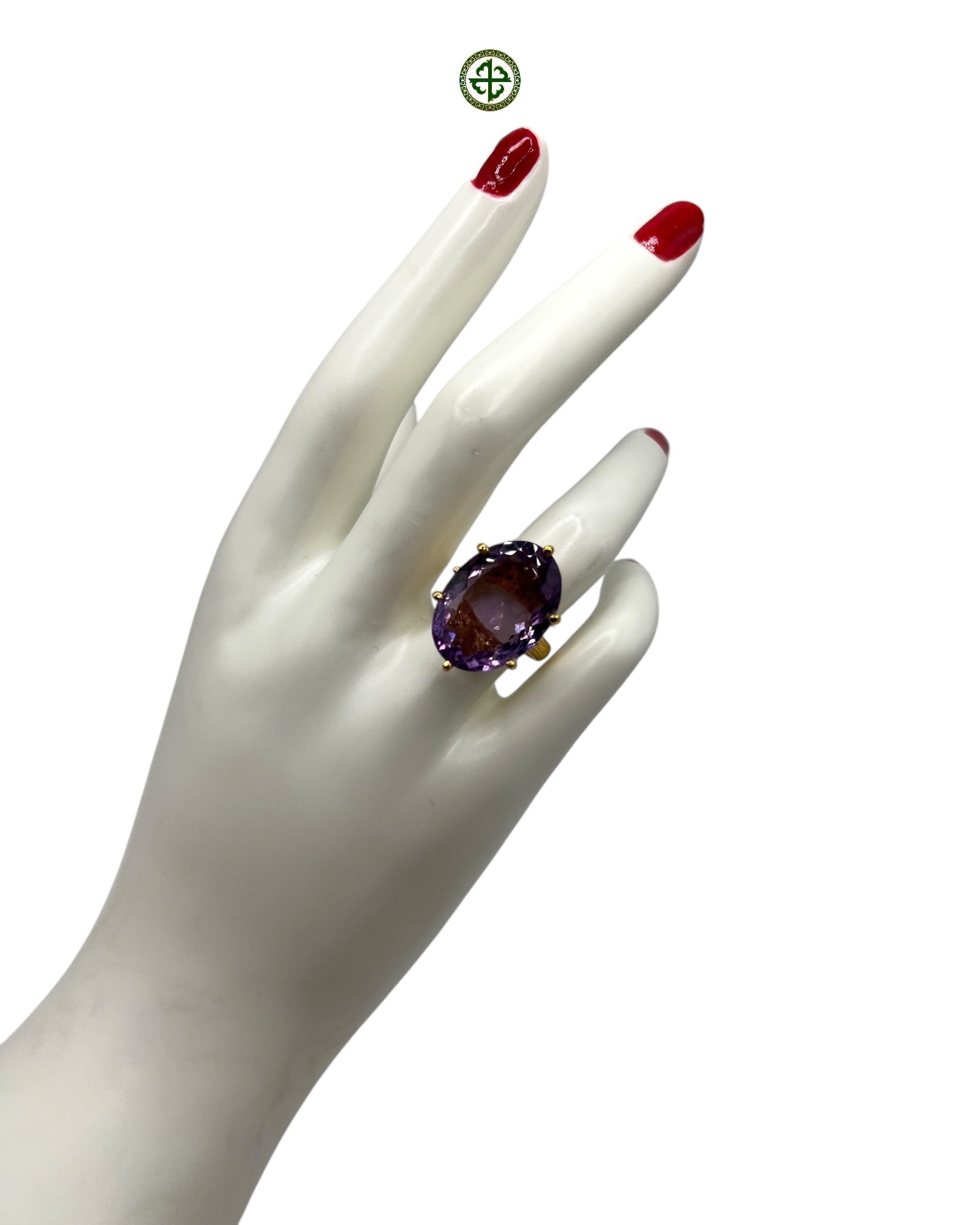 Amethyst Crown Ring