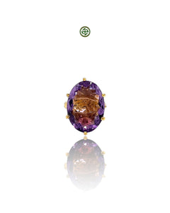 Amethyst Crown Ring