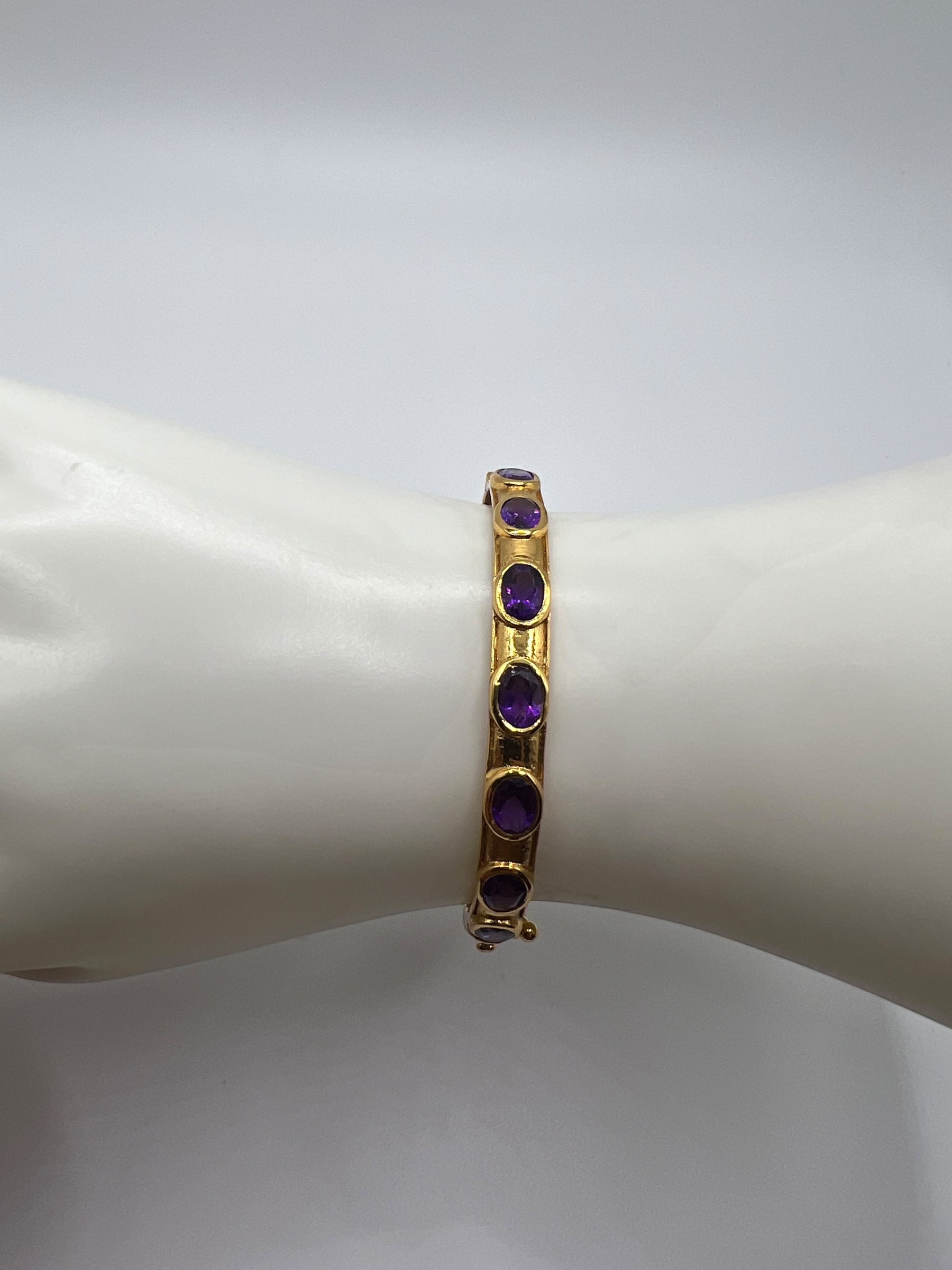 Amethyst Gold Vermeil Bracelet