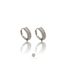 Baguette Multi-Colour Huggie Earrings