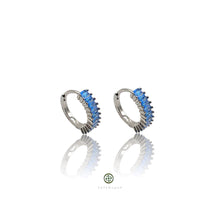 Baguette Multi-Colour Huggie Earrings