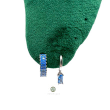 Baguette Multi-Colour Huggie Earrings