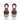 Natural Baroque Pearl Ruby Pink Pavé Wild Cat Earrings