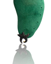 Black Onyx Starfish Earrings