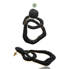 Black Pave Statement Earrings