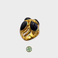 Blue Agate Mena Ring
