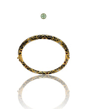 Blue Enamel Gold Vermeil Bracelet