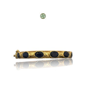 Deep Blue Sapphire Gold Vermeil Bracelet