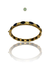 Deep Blue Sapphire Gold Vermeil Bracelet