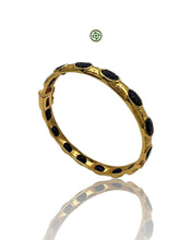 Deep Blue Sapphire Gold Vermeil Bracelet