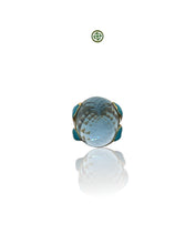 Blue Topaz Enamel Statement Ring