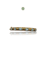 Blue Topaz Gold Vermeil Bracelet