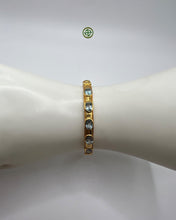 Blue Topaz Gold Vermeil Bracelet