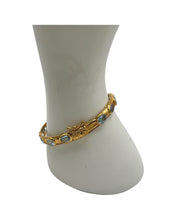 Blue Topaz Gold Vermeil Bracelet