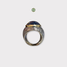 Blue Topaz Natural Stone Ring