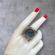 Blue Topaz Natural Stone Ring
