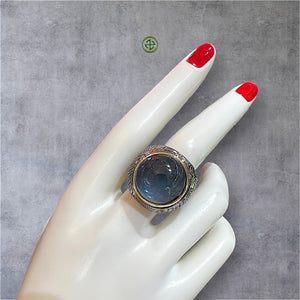Blue Topaz Natural Stone Ring