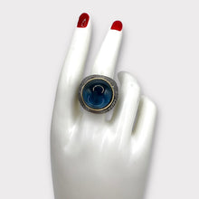 Blue Topaz Natural Stone Ring