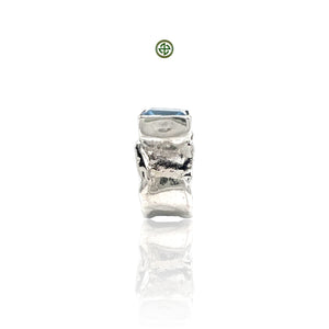 Blue Topaz Silver Ring