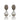 Champagne Pavé & Baroque Pearl Drop Earrings