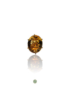 Citrine Amethyst Ring