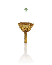 Citrine Amethyst Ring
