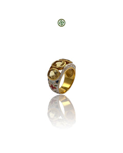 Citrine Four Stones Ring