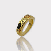 Citrine Green Tourmaline Peridot Borz Multi-Stone Ring