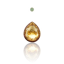 Citrine Ruby Ring