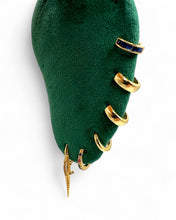 Elegant crocodile earrings crafted in 18K gold vermeil or sterling silver with sparkling baguette-cut zirconia. Unique statement jewelry perfect for layering and everyday luxury.