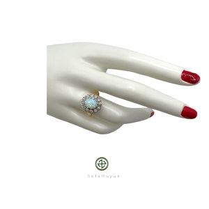 Dale Opal Zirconia Ring