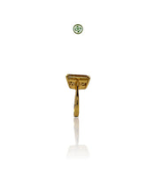 Emerald Cut Citrine Gold Vermeil Ring