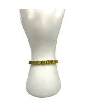 Emerald Cut Peridot Bracelet