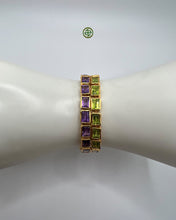 Emerald Cut Peridot Bracelet