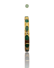 Emerald Gold Vermeil Bracelet