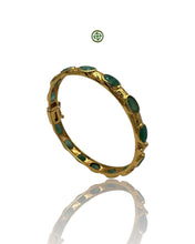 Emerald Gold Vermeil Bracelet